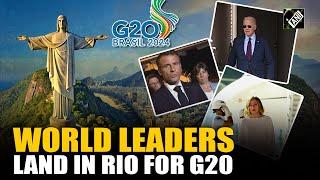 Leaders of America, France, China, Canada, Russia and Argentina land in Rio for G20