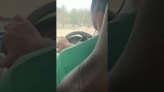 1st time car driving. Learning car #thalapathy #vijay #viral