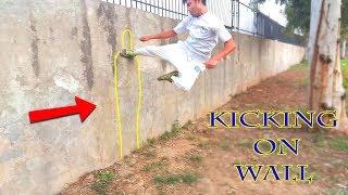 Wall Kick Drills Taekwondo training Workout @TKDAction-MrArslan