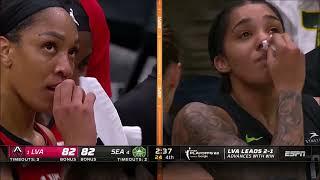 A'ja Wilson SMACKS Gabby Williams Who Whacks A'ja At Same Time! No Flagrant Or Technical Foul Called