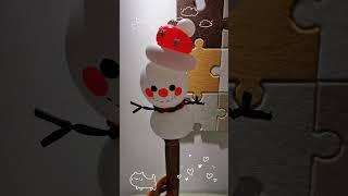 DIY Balloon/雪人/气球艺术/Balloon art/Snowman #diy #balloon #snowman