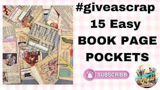 15 Of The Easiest Book Page Pockets|For Beginners|