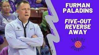 Furman Paladins | 5-Out Offense | Reverse - Away