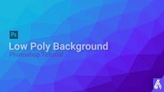 How to Make Low Poly  Background ll Photoshop Tutorial