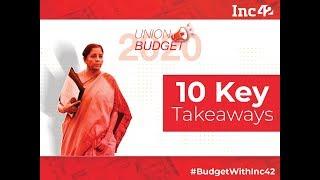 Union Budget 2020 | Key Takeaways From The Longest Ever Budget Speech