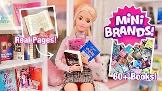 ZURU 5 Surprise Mini Brands BOOKS! Are They Barbie Doll Size? 21 Capsule Unboxing