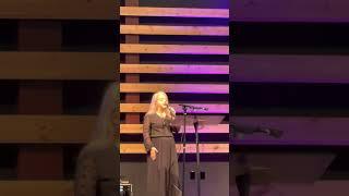 Jessica Foster -singing Great is thy Faithfulness at Alice’s Celebration of Life