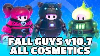 LEAKED FALL GUYS V10.7 UPDATE!  (Fame Pass 9, Cyber Outfits & More)