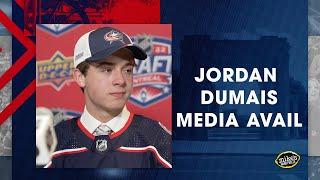 Jordan Dumais is excited to be a Blue Jacket!