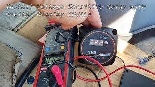 How to install Dual voltage sensitive relay (VSR) with digital display