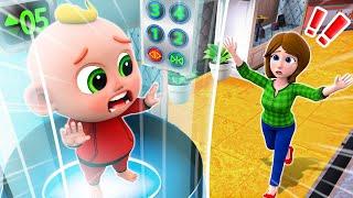 Be Careful in the Elevator Song | Don't Jump in Elevators | Funny Kids Songs & More Nursery Rhymes