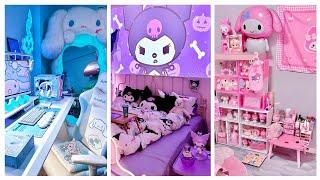 Kuromi VS Cinnamoroll VS My Melody Room Makeover Sanrio Bedroom Decorating ideas   #cindyasmr