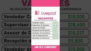 vacantes de trabajo en Liverpool #vacantes #empleo #trabajos