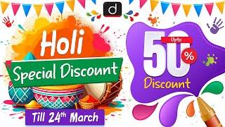 Special Holi Discount on All Online & Pendrive Courses | Drishti IAS