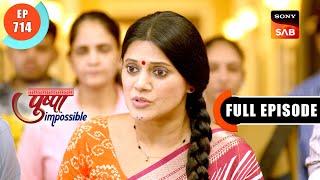 Prarthana's Brilliant Idea | Pushpa Impossible | Ep 714 | Full Episode | 17 Sep 2024