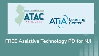 FREE Assistive Technology PD for NJ!