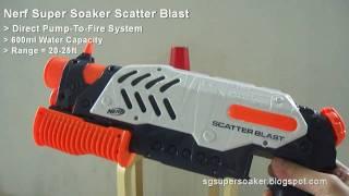 Nerf Super Soaker Scatter Blast - Demo & Test Fire