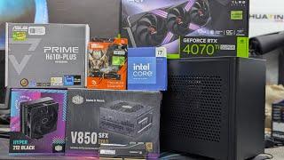 BD Best ITX Gaming PC BUILD 2025 RTX4070TI 16GB ASUS H610I-Plus i7-14700  STEP BYE STEP ASSEMBLY