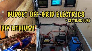 My Budget Off Grid Electrics Setup | Winter Van Life Scotland