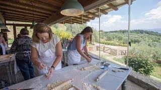 Cooking Class and Lunch at Tuscan Farmhouse with Market Tour