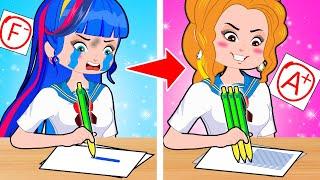 FUNNY DIY SCHOOL HACKS || Easy Crafts and Hacks For Back To School