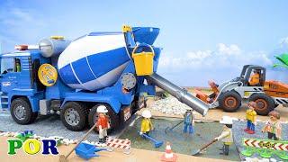 Construção de Estradas - Caminhão Vídeos - Bibo em Português