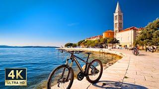 Zadar Croatia 4K Bike Tour Along the Bay 2024