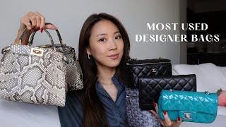 MY TOP 5 MOST USED DESIGNER HANDBAGS 2023 • CHANEL, GOYARD, FENDI