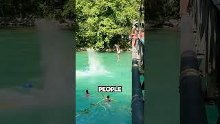 Why Swiss people swim home after get off work?#shorts  #facts #switzerland