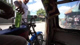 Philippines, tricycle ride from Robinson to Maligaya