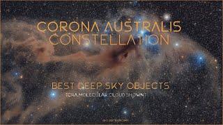 Corona Australis constellation: Best deep space objects