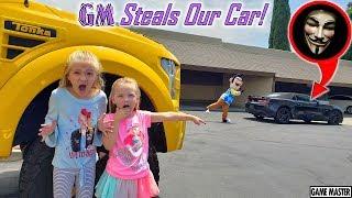 GAME MASTER Steals OUR Car From HELLO NEIGHBOR!!! Tracking the Game Master!