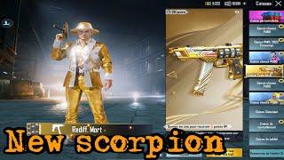 New SCORPION SKIN  10000 uc Opening crate PUBG Mobile