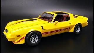 1981 Chevy Camaro Z28 350 V8 1/25 Scale Model Kit Build How To Assemble Paint Decal Dashboard Trim