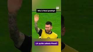 Who is Messi greeting?  | beIN SPORTS USA