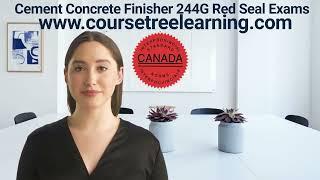 Cement Concrete Finisher Red Seal 244G Exam Download Red Seal Concrete Exam Questions Download PDF