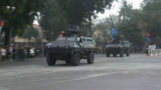 Kim Jong Un convoy arrives in Hanoi for Trump summit