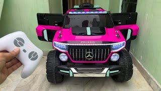 RC Mercedes Jeep Unboxing & Testing | 4WD 2.4Ghz Remote Control Ride on Jeep | Shamshad Maker