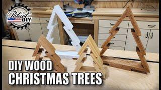 How To Build DIY Wood Christmas Trees