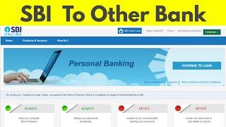 How to transfer/send money from sbi to other bank account through internet banking