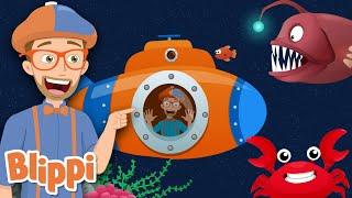 Blippi Ocean Animals Song! | Kids Songs & Nursery Rhymes | Educational Videos for Toddlers