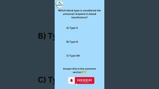 Answer this in the comment section!! #universal #bloodtransfusion #bloodtype #recipient