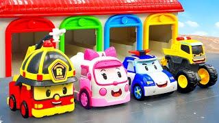 Go! Rescue Team is Coming! Car Garage Adventure | Dinky TV