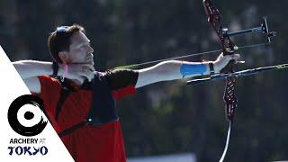 Archers at the Olympics shoot with recurve bows | #ArcheryatTokyo