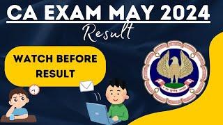 CA Exam May 2024 Result | ICAI Exam May 2024 Result | Watch before CA Exam May 2024 Result