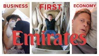 EMIRATES FLIGHT COMPARISON: First Class vs Business vs Economy