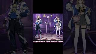 Lancelot & Odette skin Valentine survey #mobilelegends #mobilelegend #mlbb #shorts #short