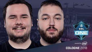 CS:GO - FaZe vs. BIG [Dust2] Map 1 - Semifinals - ESL One Cologne 2018