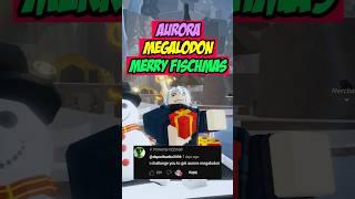 Merry Fischmas With A First-Try AURORA Ancient Megalodon #fisch