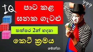 Painted cubes IQ/ ganaka gatalu/ තරග විභාග සඳහා පාට කල ඝනක ගැටළු කෙටි ක්‍රම / IRD/ Common Exam/SLAS